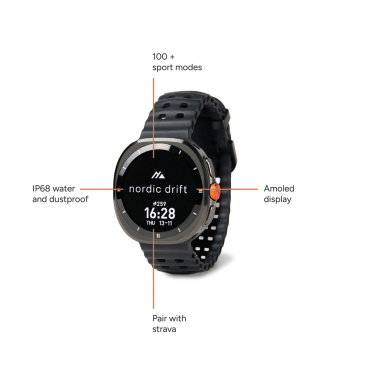 Logo trade promotional items picture of: Nordic Drift Titan High performance Watch