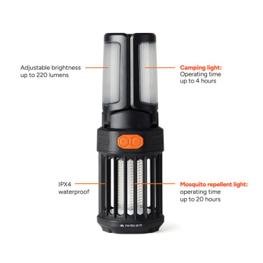 Logo trade promotional gift photo of: Nordic Drift Titan Portable mosquito repellent camping light