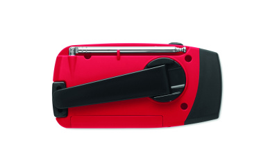 Logo trade promotional item photo of: Portable radio SOS with LED torch