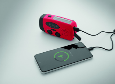 Logotrade business gifts photo of: Portable radio SOS with LED torch