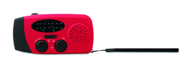 Logo trade promotional products picture of: Portable radio SOS with LED torch
