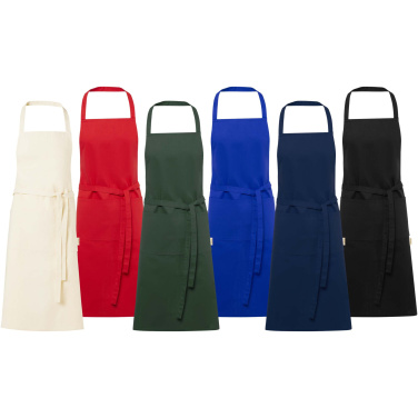 Logo trade corporate gifts image of: Odisha 200 g/m² OCS organic apron