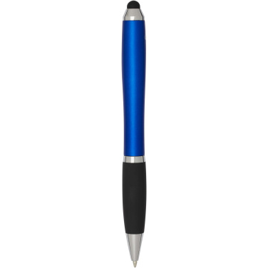 Logo trade promotional merchandise picture of: Nash RCS recycled plastic stylus ballpoint pen (black ink)