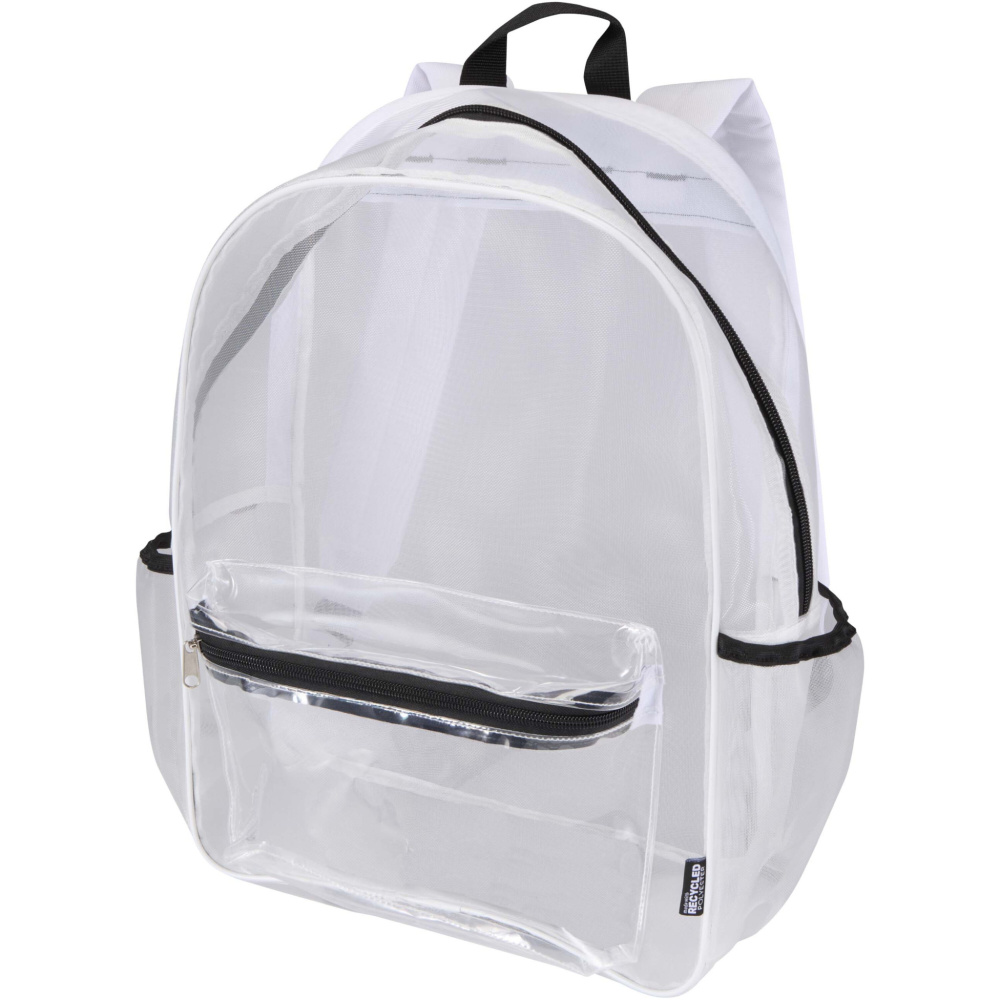 Logo trade business gift photo of: Mesh GRS recycled backpack 18L