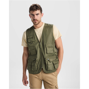 Logo trade promotional item photo of: Venera 200 g/m2 v-neck multi-pocket workwear vest