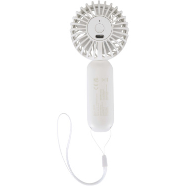 Logo trade promotional gifts picture of: Aervia recycled plastic portable fan