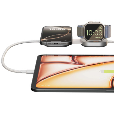 Logo trade business gift photo of: Zens Pro 3 140W USB-C 3-in-1 charging cable