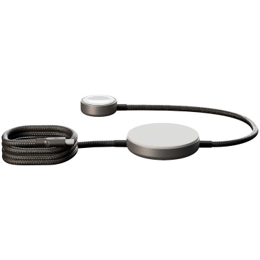 Logo trade corporate gifts image of: Zens Pro 2 15W dual charging cable