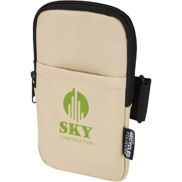 Logo trade business gift photo of: Byron GRS recycled bottle pouch