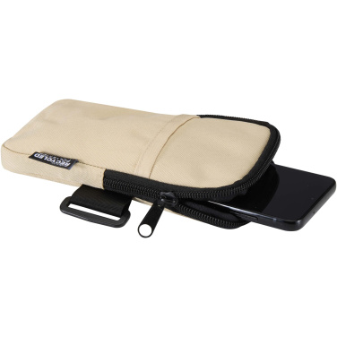Logo trade promotional gift photo of: Byron GRS recycled bottle pouch