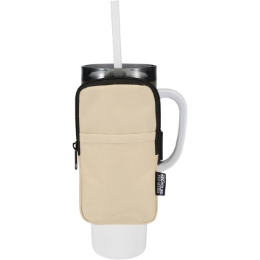 Logo trade corporate gift photo of: Byron GRS recycled bottle pouch