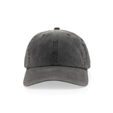 Logotrade advertising products photo of: BEAU AWARE™ Washed 6 panel 270gsm cotton twill cap