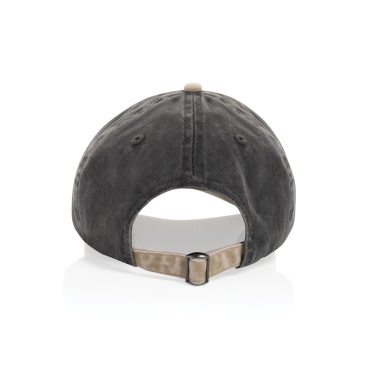 Logotrade promotional item picture of: BEAU AWARE™ Washed 6 panel 270gsm cotton twill two tone cap