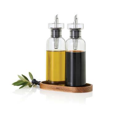 Logo trade promotional items picture of: AdHoc Menage AromaPour Oil and vinegar pourer set 300ml
