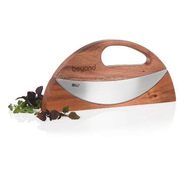 Logo trade promotional merchandise image of: AdHoc Wave Universal chopping knife and pizza cutter