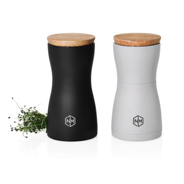 Logotrade promotional gift picture of: AdHoc Twin Salt and pepper mill set
