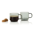 AdHoc Impact Espresso cups 70ml, 2 pcs set, transparent