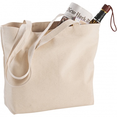 Logo trade meened foto: Ningbo 320 g/m² lukuga puuvillane kandekott 15L