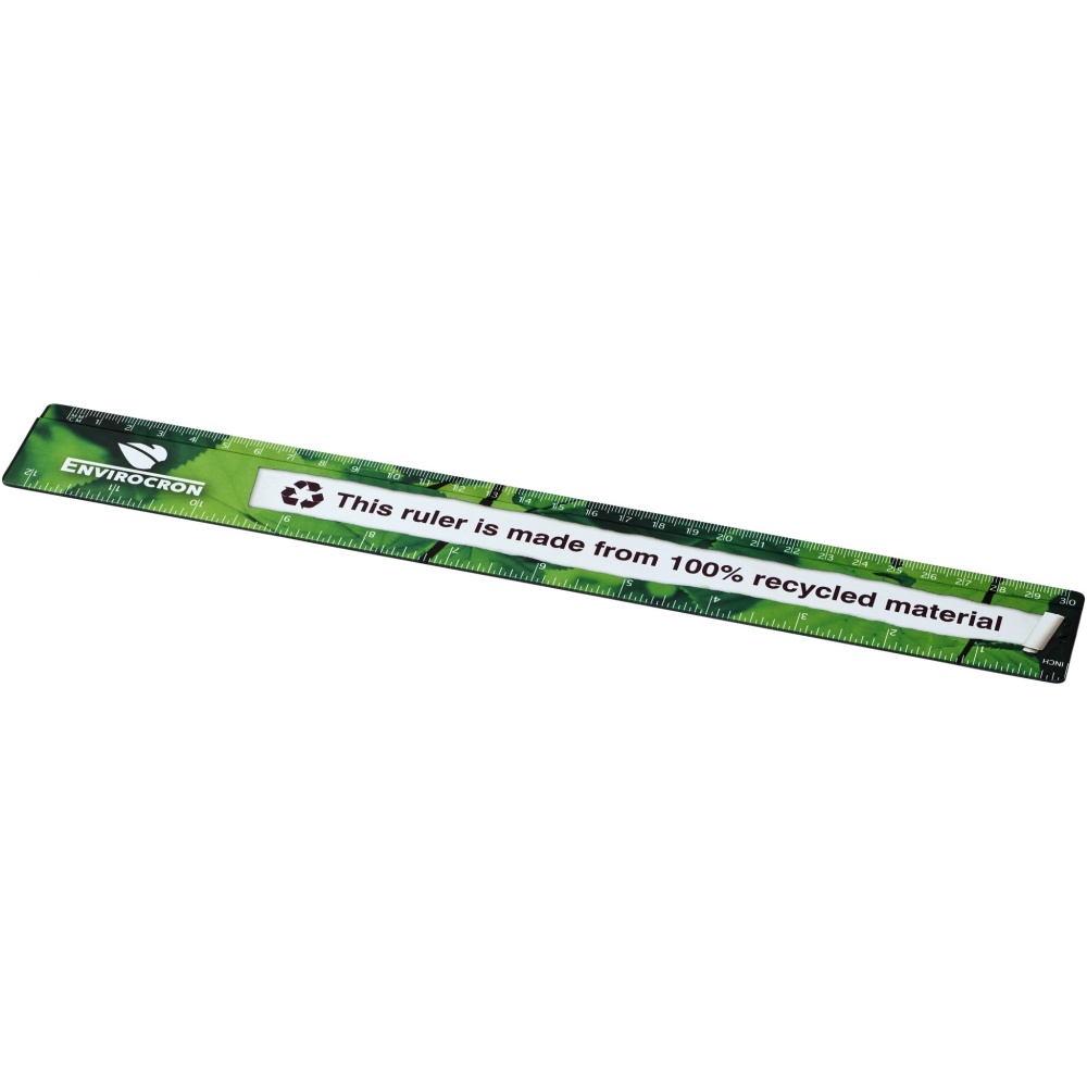 Logotrade reklaamkingituse foto: Terran 30 cm joonlaud 100% taaskasutatud plastikust