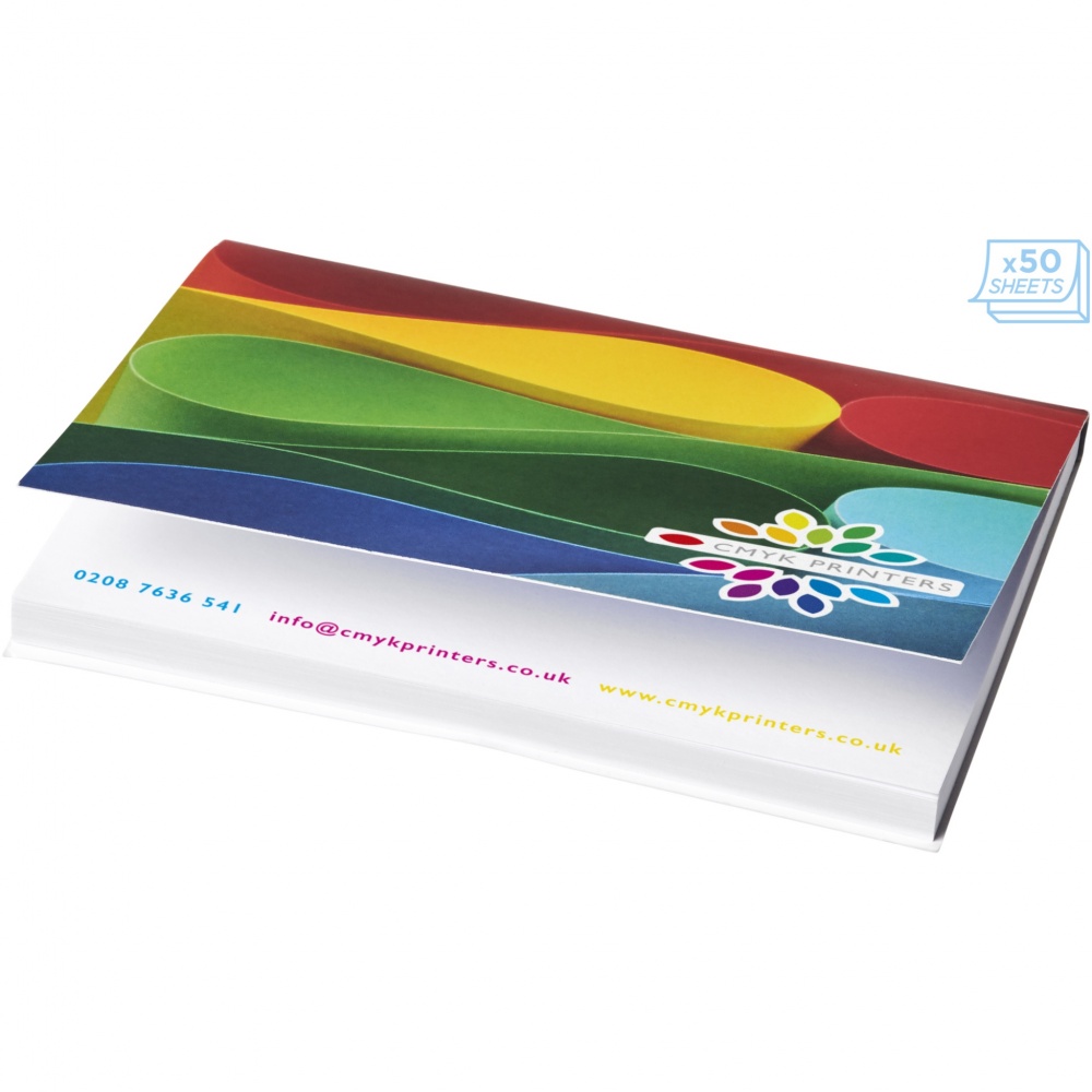 Logo trade reklaamkingituse pilt: Sticky-Mate® A7 pehmekaanelised kleeppaberid 100x75mm
