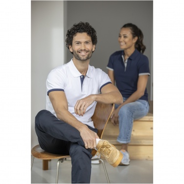 Logotrade firmakingituse foto: Morgani lühikeste varrukatega naiste kahetooniline polo