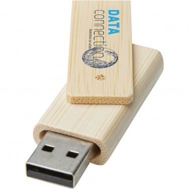 Logo trade reklaamkingitused foto: Pöörake 4 GB bambusest USB-mälupulka