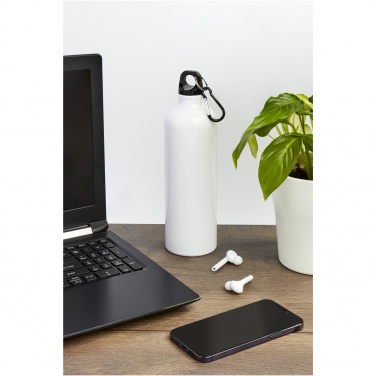 Logo trade reklaamkingid foto: Oregoni 770 ml RCS sertifikaadiga taaskasutatud alumiiniumist veepudel karabiiniga