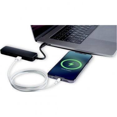 Logotrade reklaamkingi foto: Loop RCS taaskasutatud plastist multimeediumiadapter USB 2.0-3.0 HDMI-pordiga