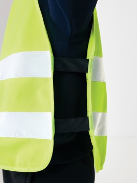 Logo trade meened foto: GRS taaskasutatud PET hästi nähtav turvavest 7-12 aastat