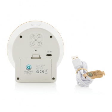 Logo trade meene pilt: Utah RCS rplastist ja bambusest LCD lauakell