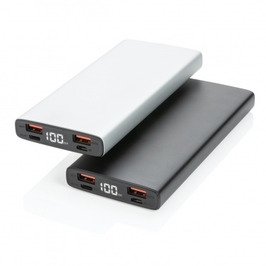 Logotrade reklaamtoote foto: Alumiiniumist 18 W 10 000 mAh PD Powerbank