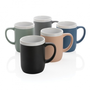 Logo trade ärikingituse pilt: Valge äärega keraamiline kruus 300ml