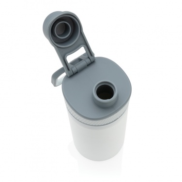 Logotrade ärikingid pilt: Roostevabast terasest vaakumpudel spordikaanega 550ml