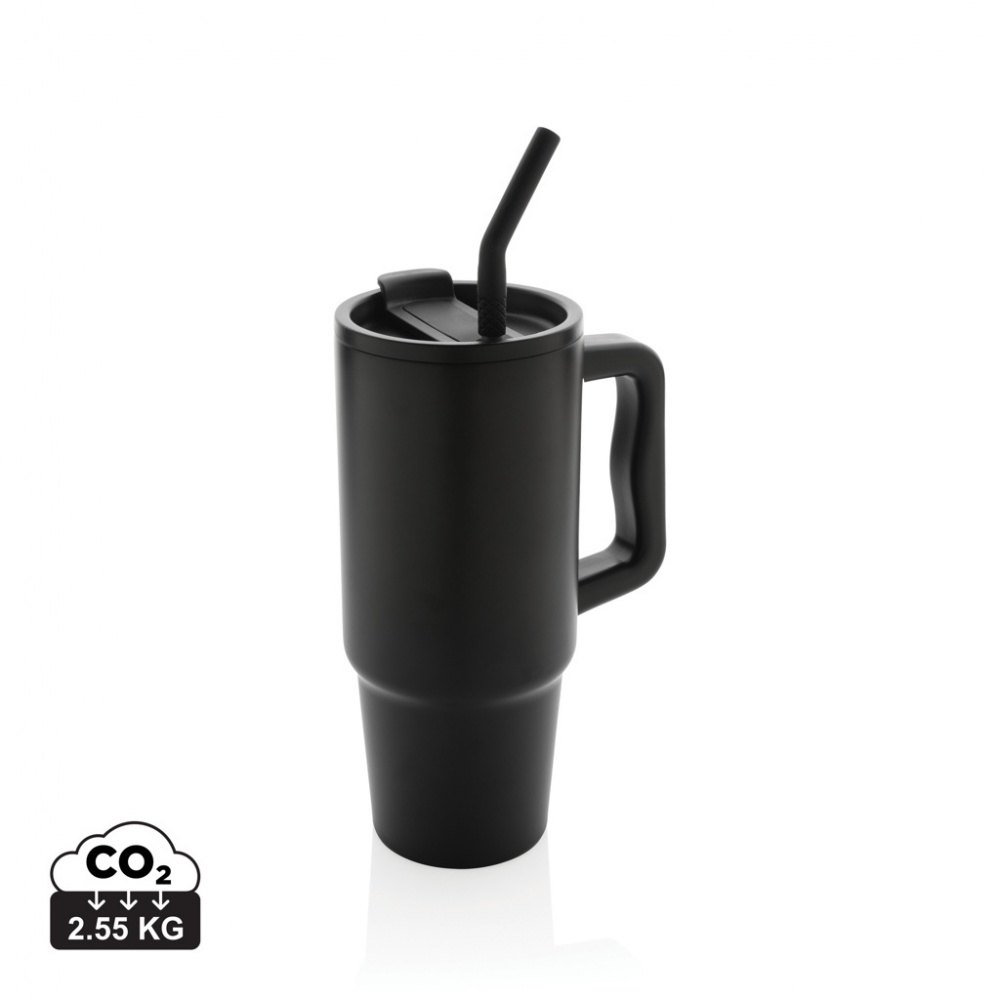 Logo trade reklaamkingituse pilt: Embrace deluxe roostevabast terasest termoskruus, 900 ml