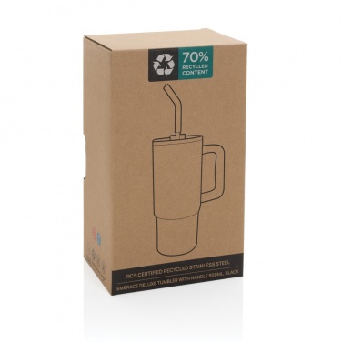 Logo trade reklaamkingi pilt: Embrace deluxe roostevabast terasest termoskruus, 900 ml