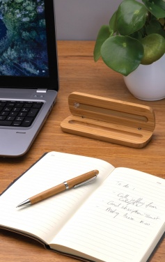 Logo trade reklaamtooted foto: Bambusest pliiats karbis