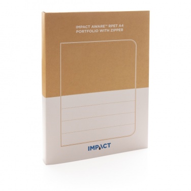 Logo trade reklaamkingituse pilt: Impact AWARE™ RPET A4 tõmblukuga portfell
