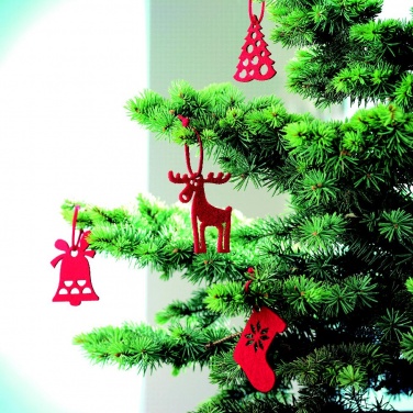 Logotrade reklaamkingi foto: Komplektis 6 puuvildist riidepuud