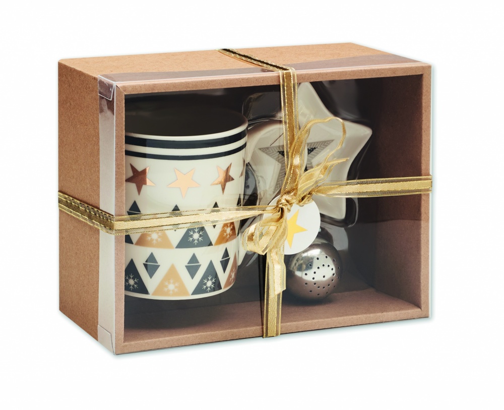 Logotrade firmakingituse foto: Kruus mini plaatfilter karbis