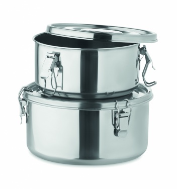 Logo trade firmakingitused foto: Roostevabast terasest lõunakarpide komplekt