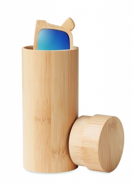 Logo trade firmakingi pilt: Päikeseprillid ja ümbris bambusest KEILA