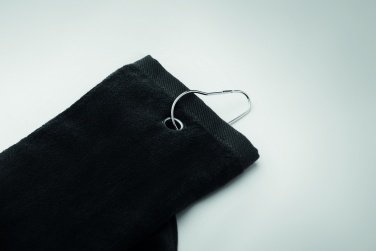 Logotrade meene foto: Puuvillane golfirätik riidepuuga