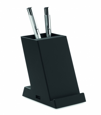 Logo trade firmakingi pilt: Juhtmeta laadija ABS 15W