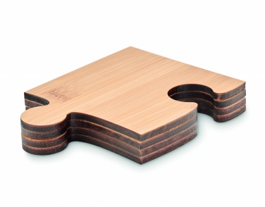 Logotrade reklaamtooted pilt: Puzzle kujuliste tassialuste komplekt