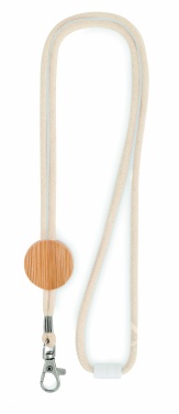 Logo trade meened foto: Puuvillane metallist konksuga kaelapael