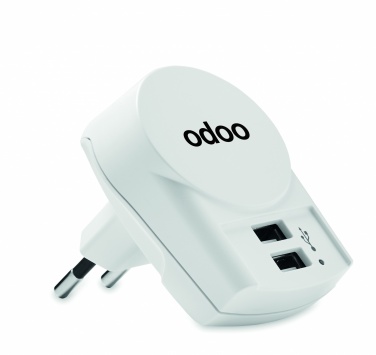 Logotrade firmakingituse foto: Skross Euro USB laadija (2xA) 12W