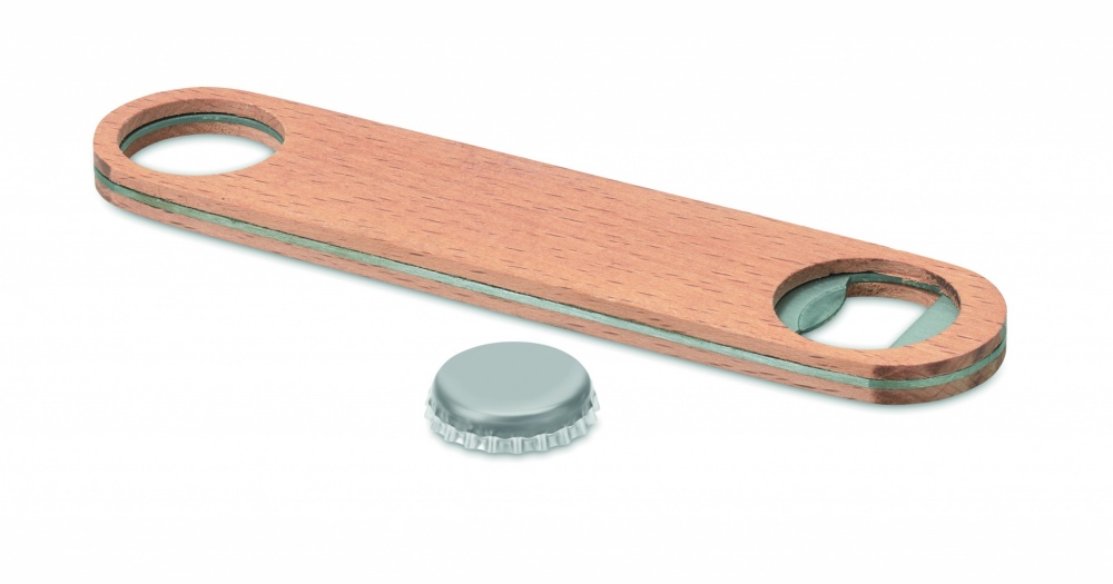 Logo trade reklaamtooted foto: Puidust pudeliavaja