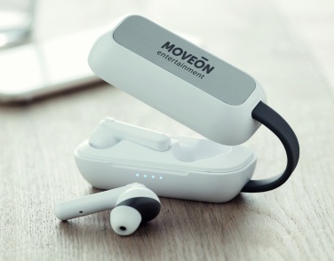 Logotrade reklaamkingi foto: TWS juhtmevaba laadimisega kõrvaklapid