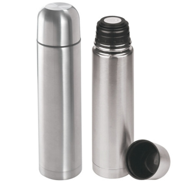 Logotrade reklaamtooted pilt: Roostevabast terasest isoleerkolb VIRGINIA BEACH 100 ml