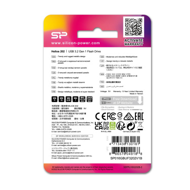 Logotrade reklaamkingid pilt: Pendrive Silicon Power HELIOS 202, 3.2 Gen 1, 32 GB